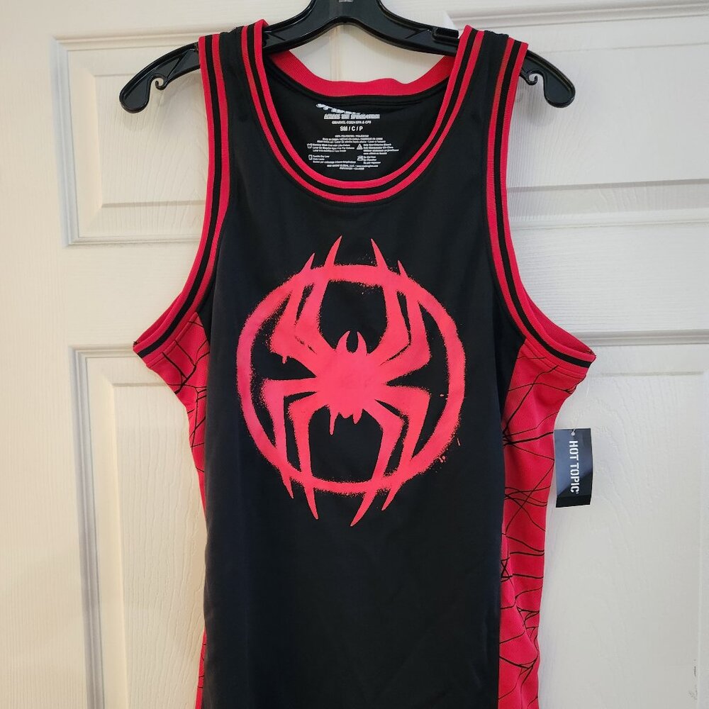 Marvel Spider-Man: Across The Spider-Verse Miles Morales Basketball Jersey